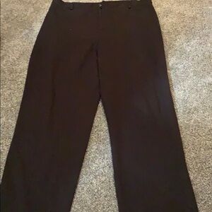 Rafaela black size 14 woman’s slim no pockets pant